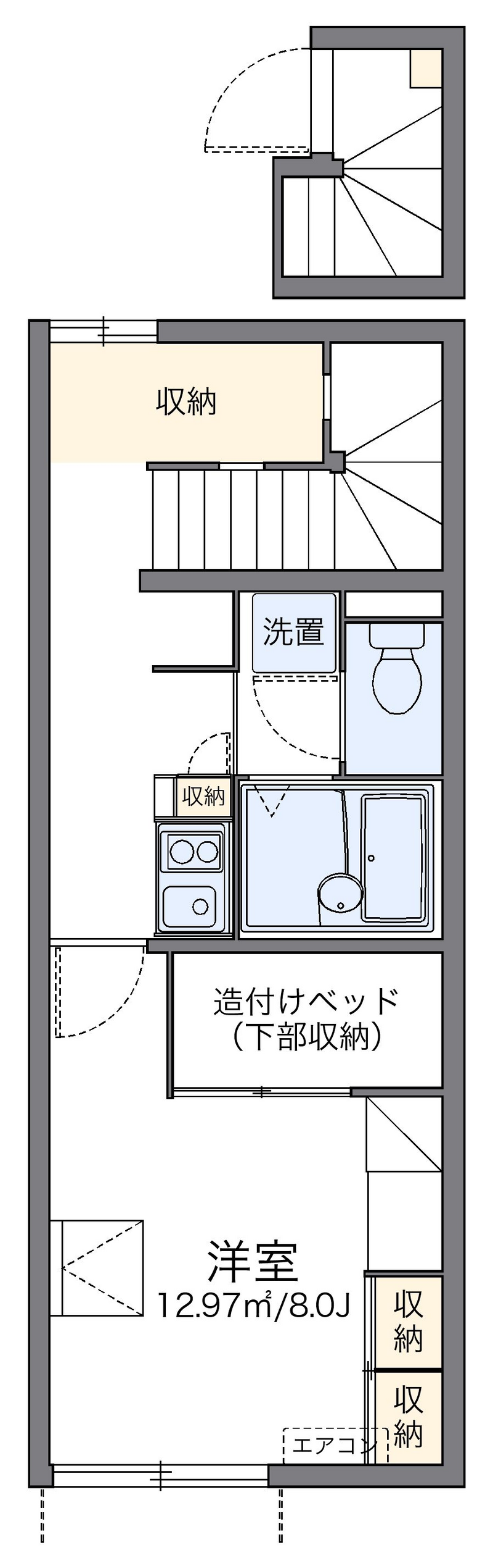 レオパレスリベラベントⅠ 間取り