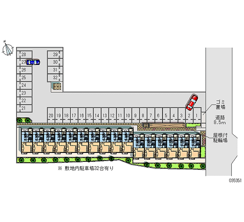 35351 bãi đậu xe hàng tháng