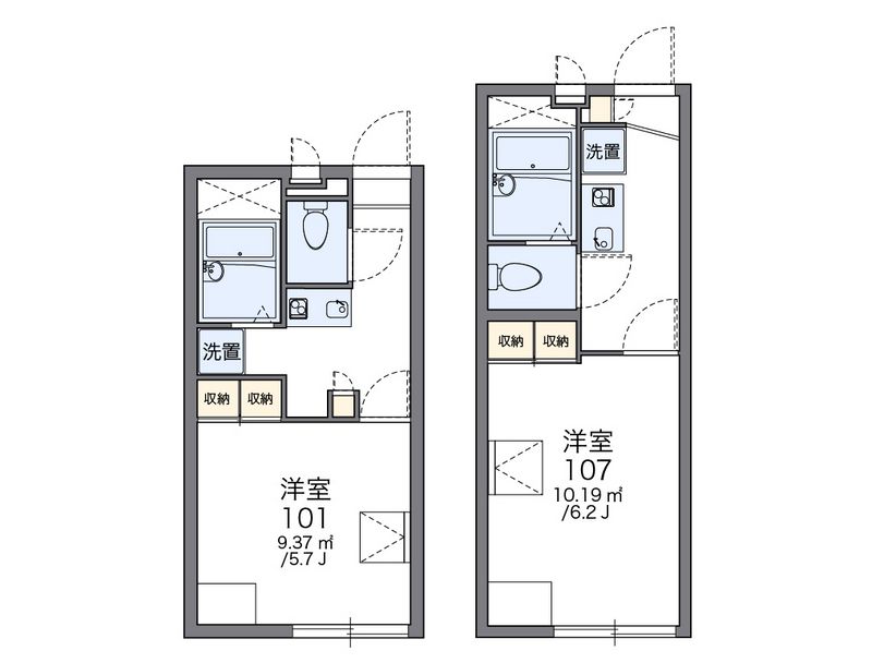 レオパレスＨＭ 間取図