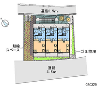 レオパレスＷｉｓｈ 区画図