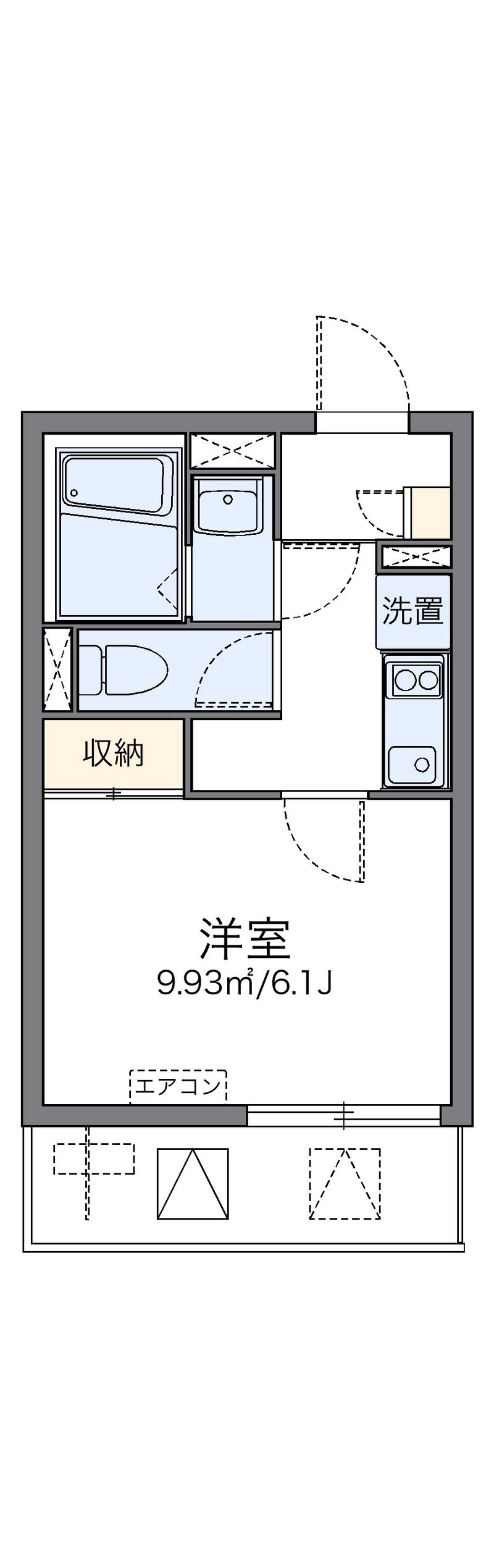 レオネクストＭ＆Ｈ　Ⅱ 間取図
