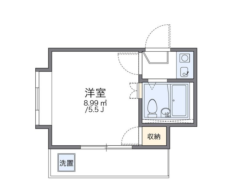 レオパレスさがみ野第８ 間取図