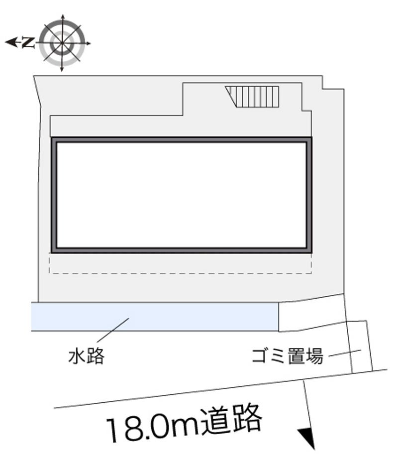レオパレスＢｌｕｅＨｅａｖｅｎ 配置図
