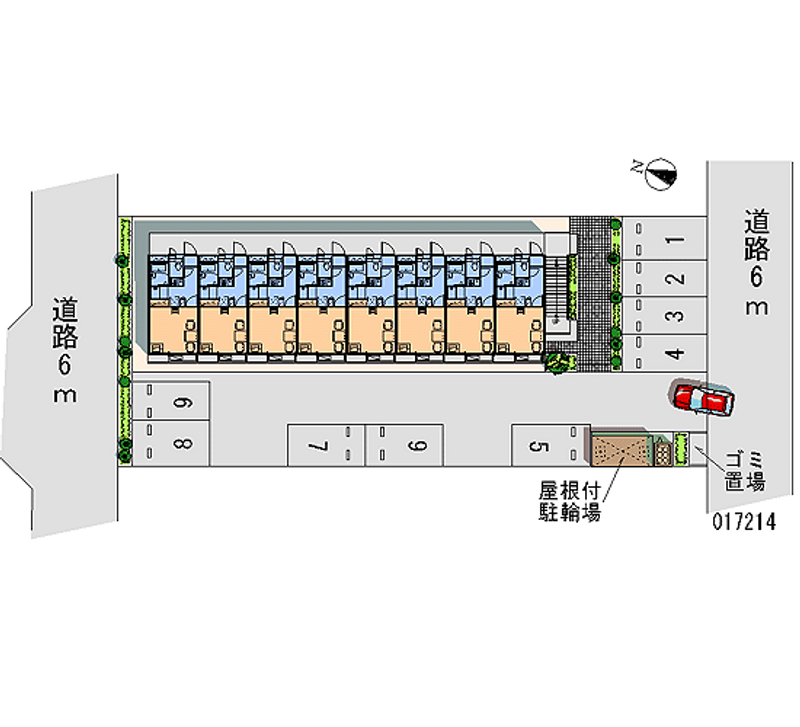 レオパレスフォーリア 月極駐車場