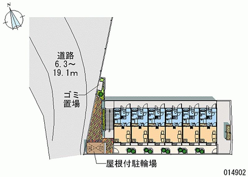 レオパレスステーションプラザ 区画図