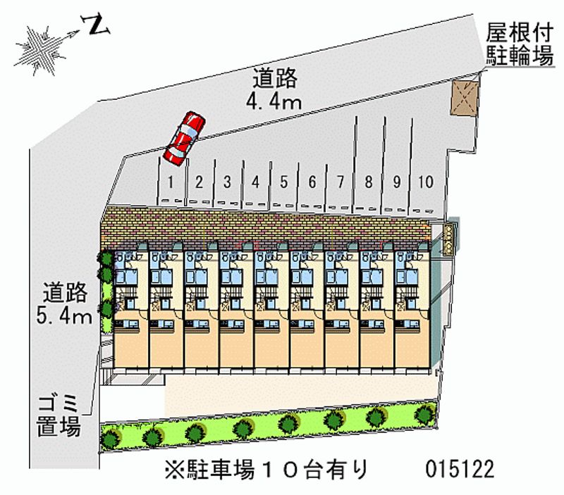 15122 Monthly parking lot