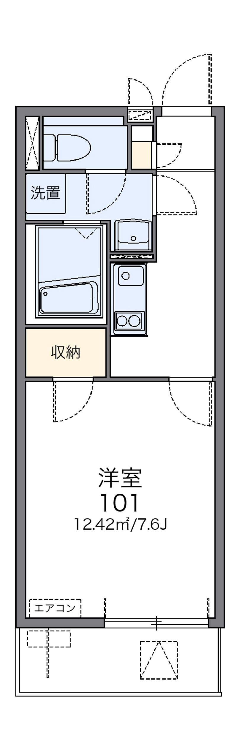 レオネクストコンフォ 間取図