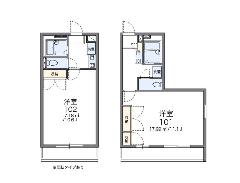レオパレスフィオーレ 間取図