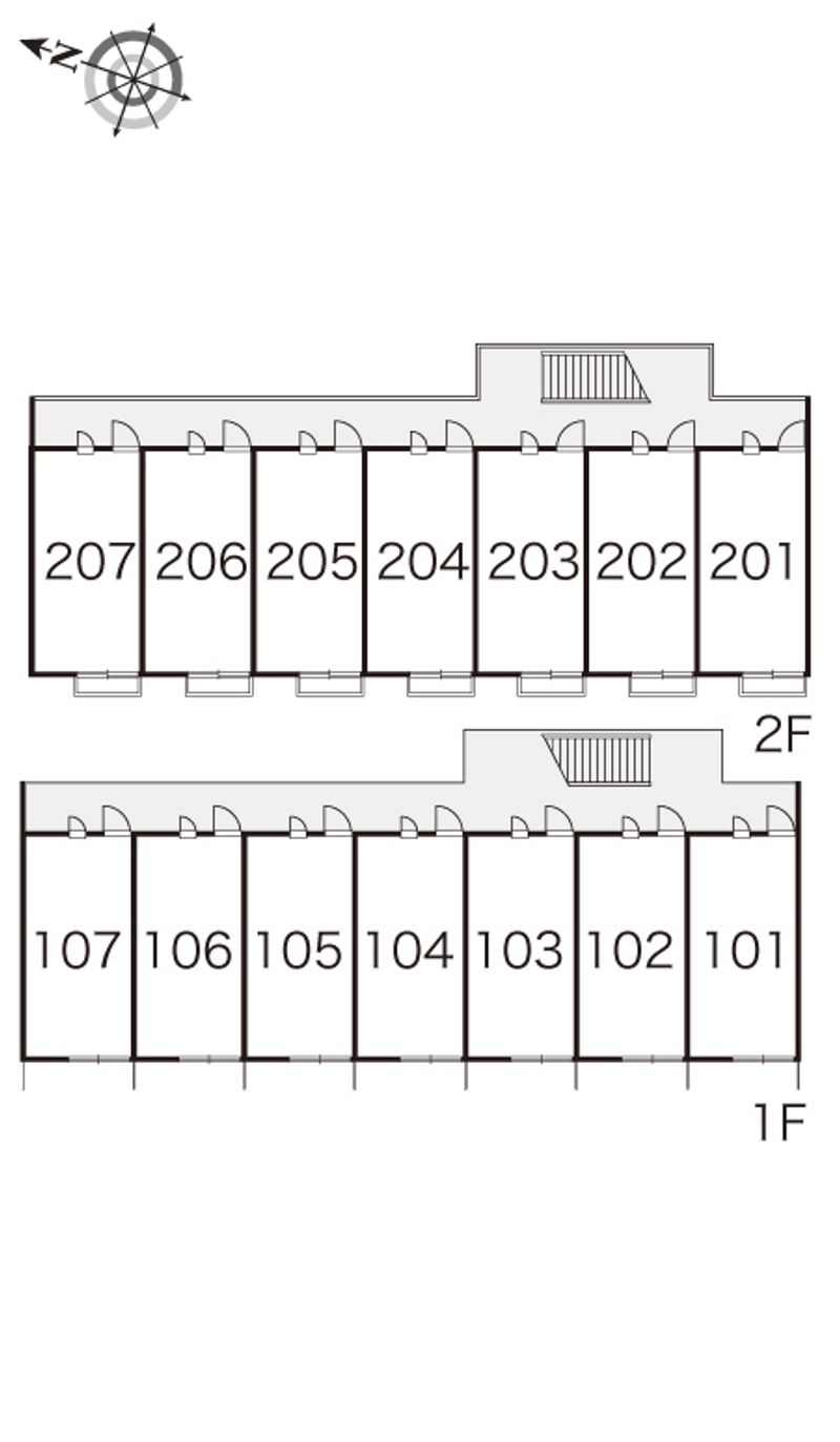 レオパレスとも 間取配置図