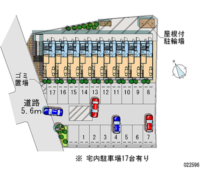 22596 Monthly parking lot