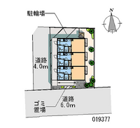 レオパレス田園２ 区画図