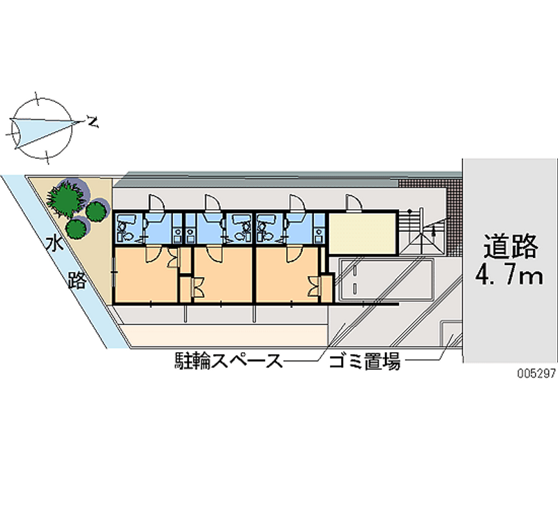レオパレス光善寺第２ 区画図