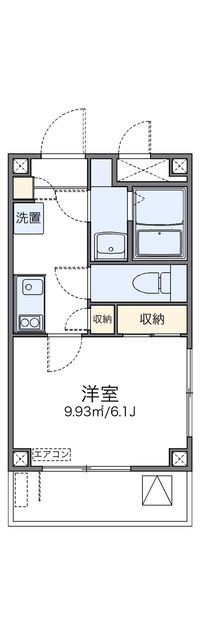 レオネクストシマノ 間取り図