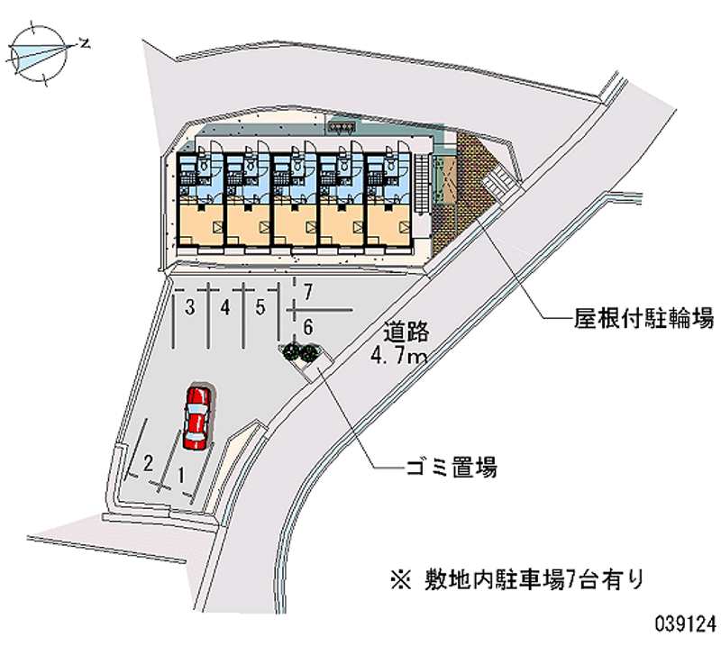 39124 Monthly parking lot