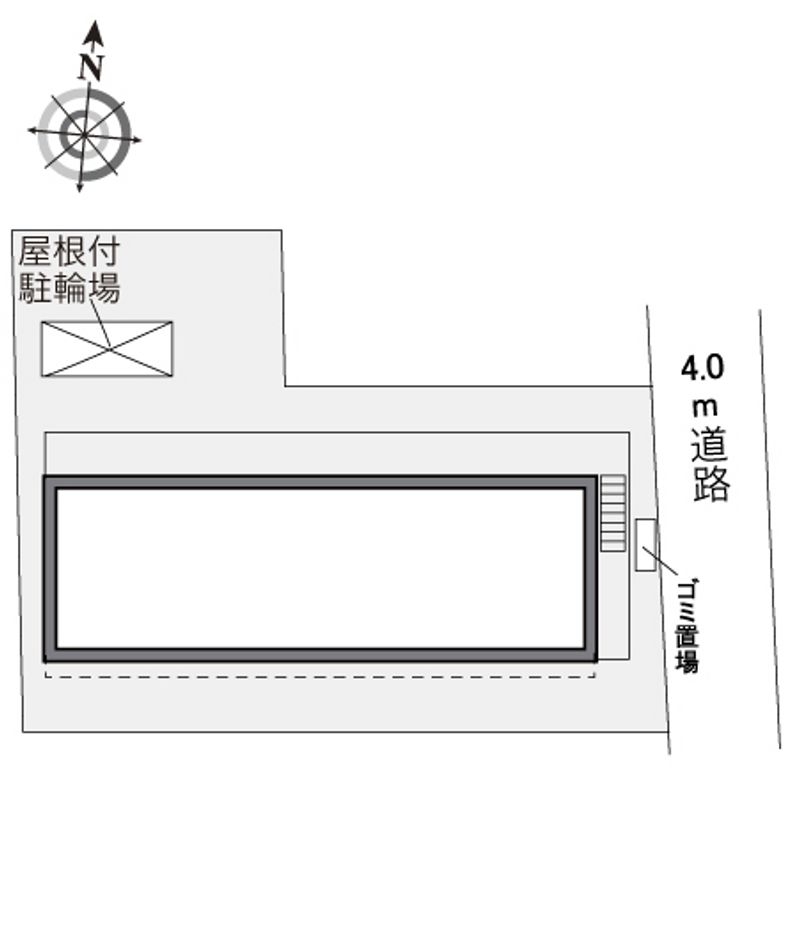 レオパレスコンフォート関町 配置図