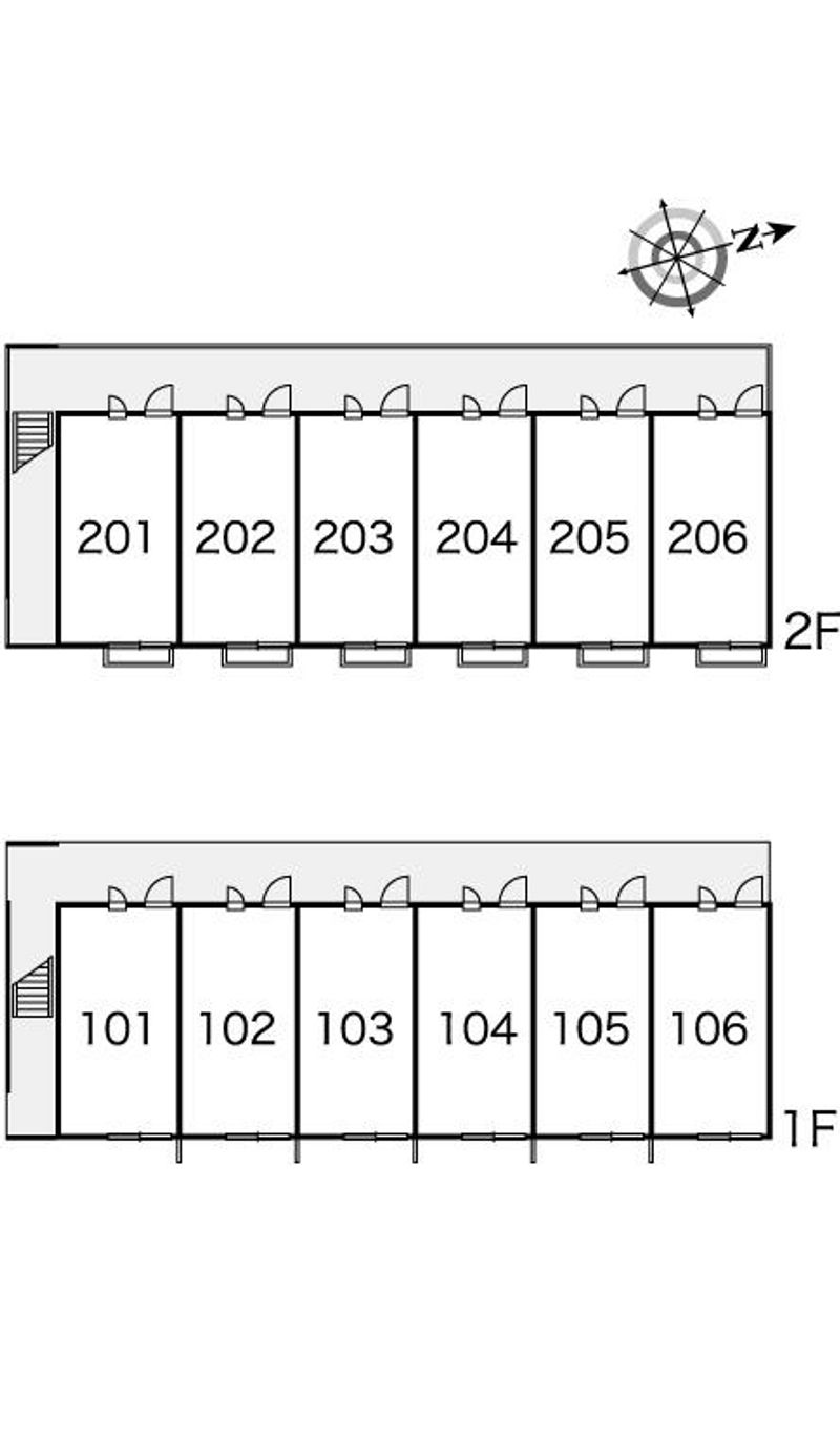 レオパレステラ 間取り配置図