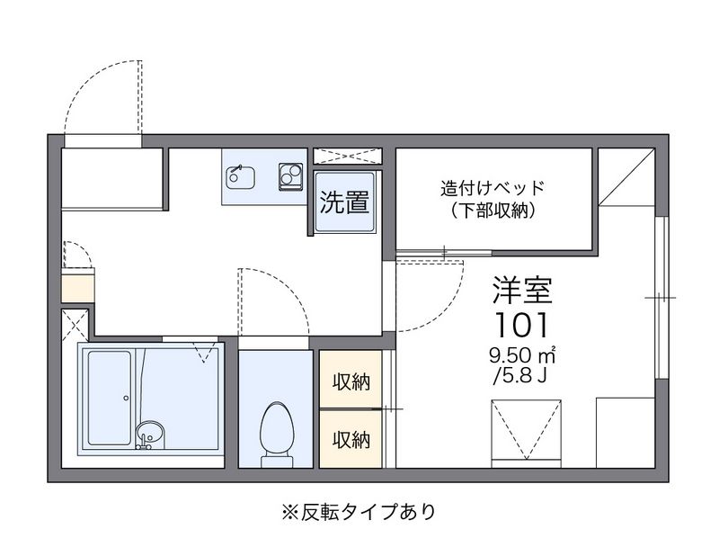 レオパレスさくら 間取り