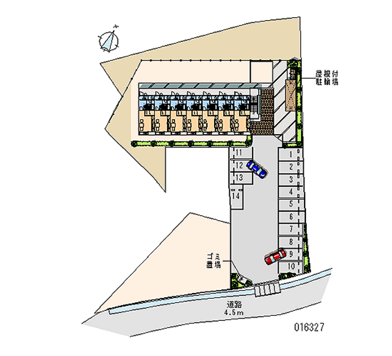 16327 bãi đậu xe hàng tháng