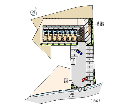 16327 Monthly parking lot