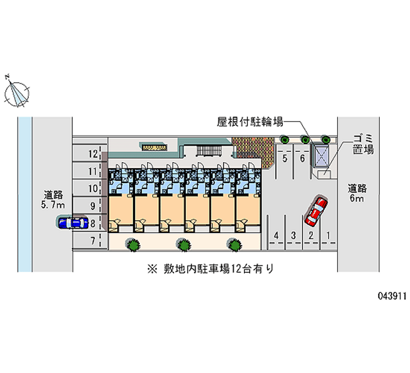 43911 Monthly parking lot