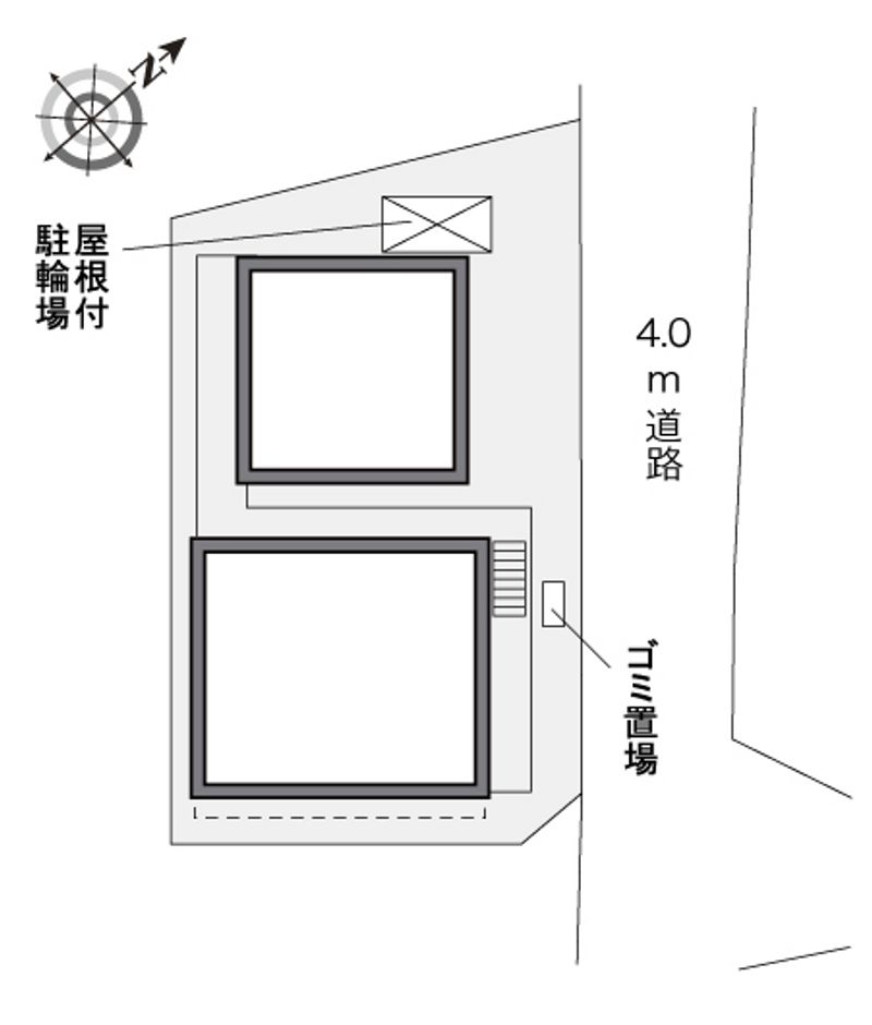 レオパレスモンブラン 配置図
