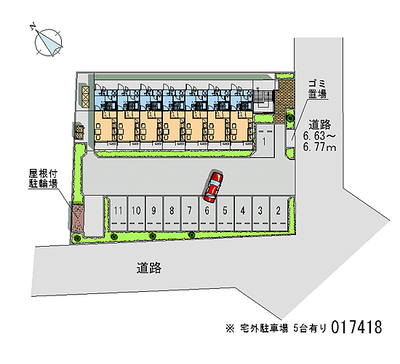 17418 Monthly parking lot