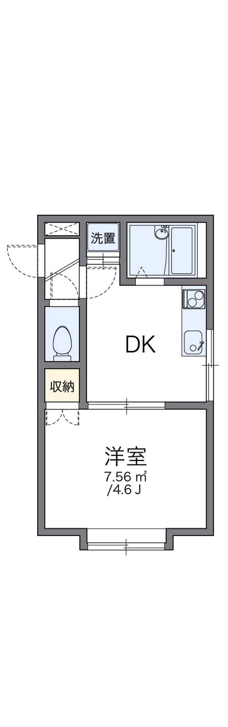 レオパレス千歳町第１Ａ 間取図