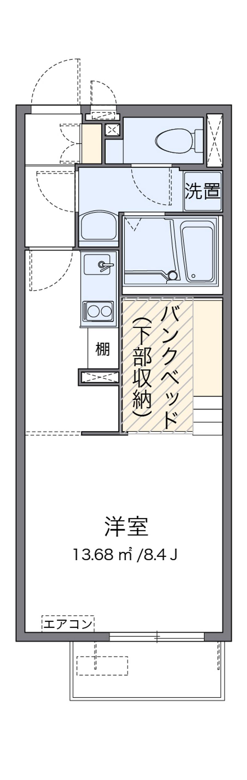 ミランダクラーラ 間取図