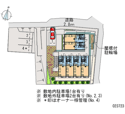 23723 Monthly parking lot