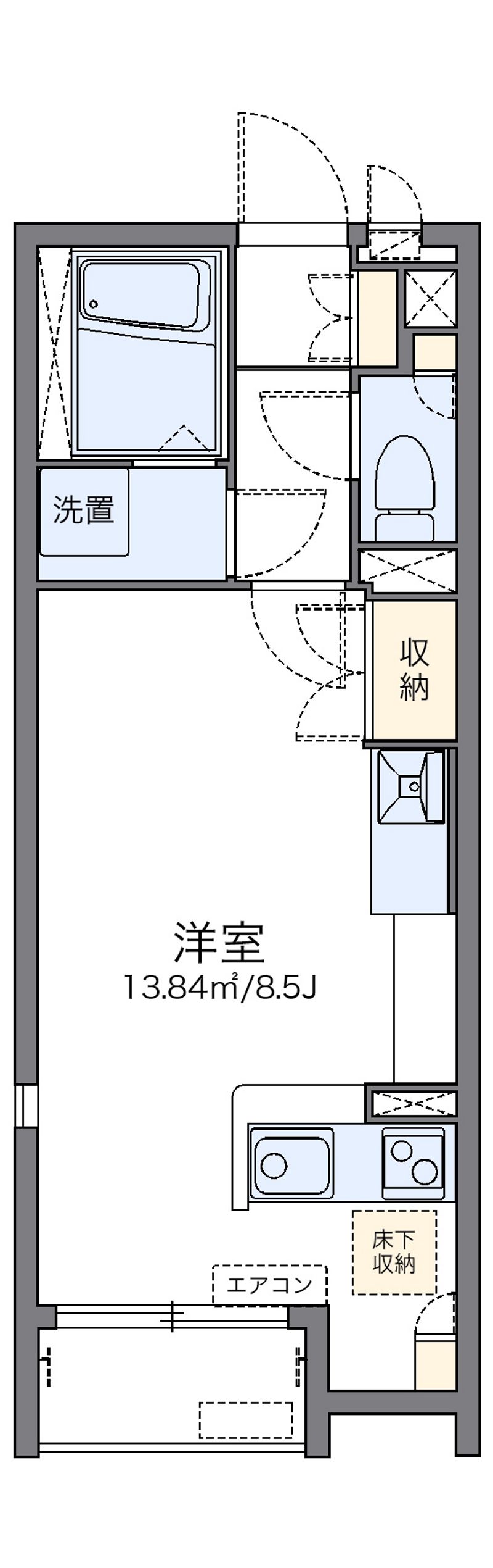 レオネクスト土師新町 間取図