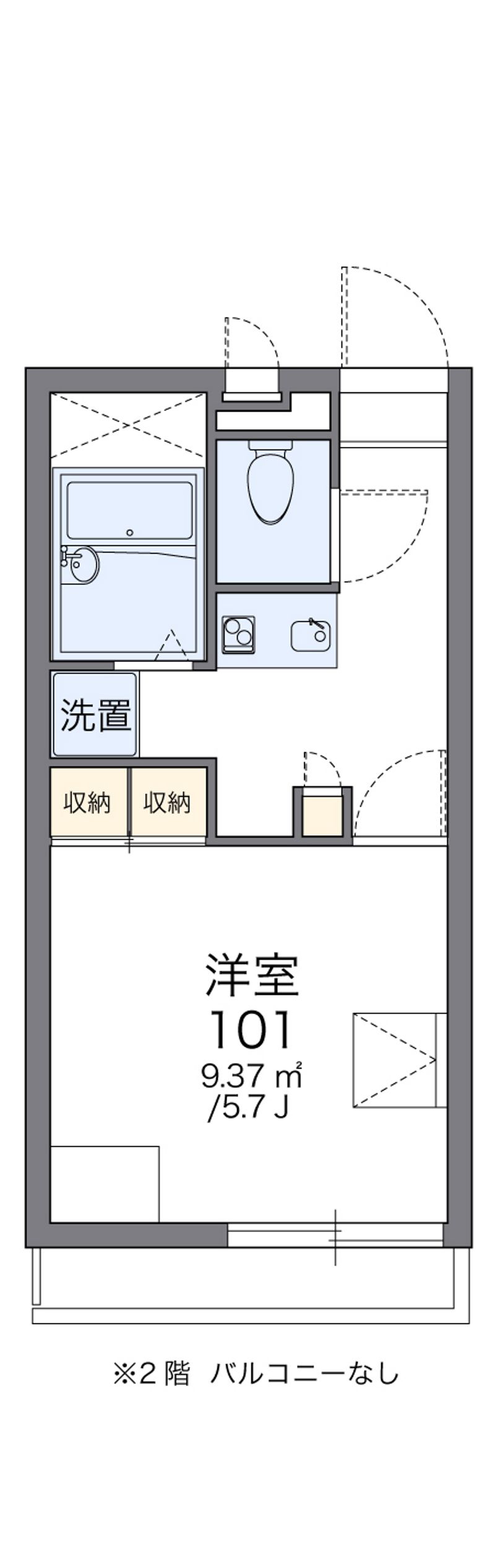 レオパレスエトワール彩Ⅰ 間取図