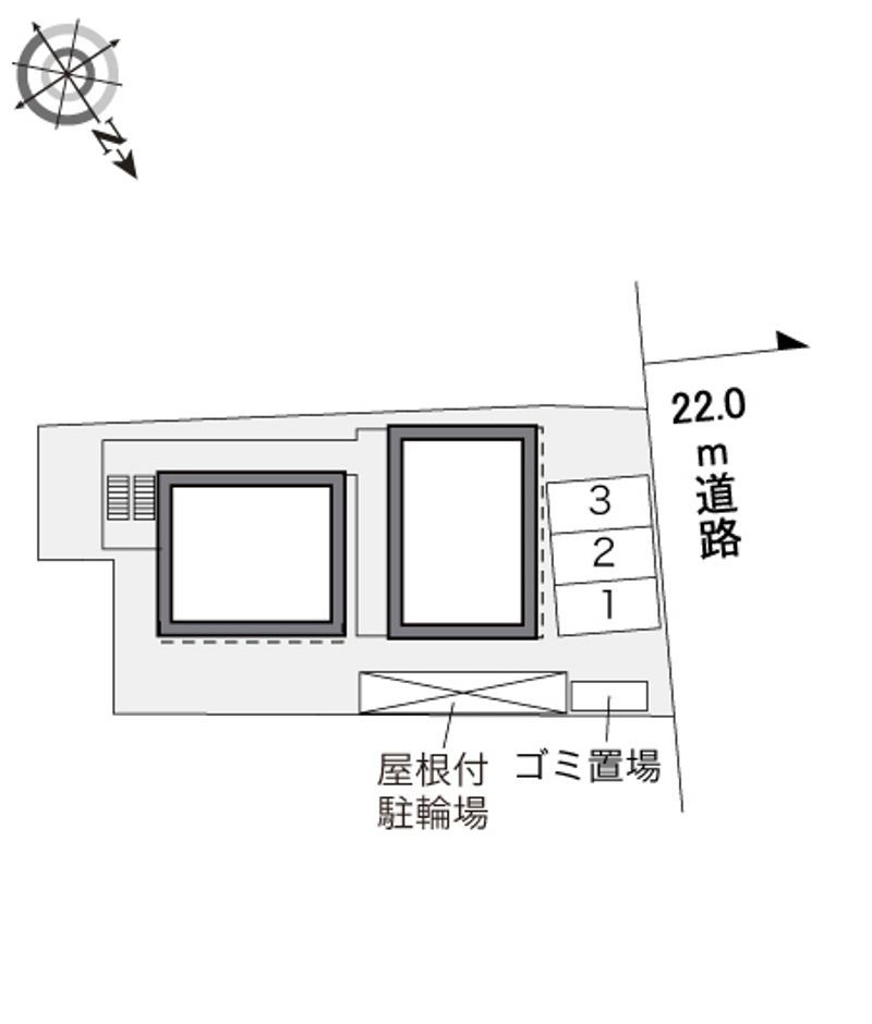 レオパレスＳＡＫＵ 配置図