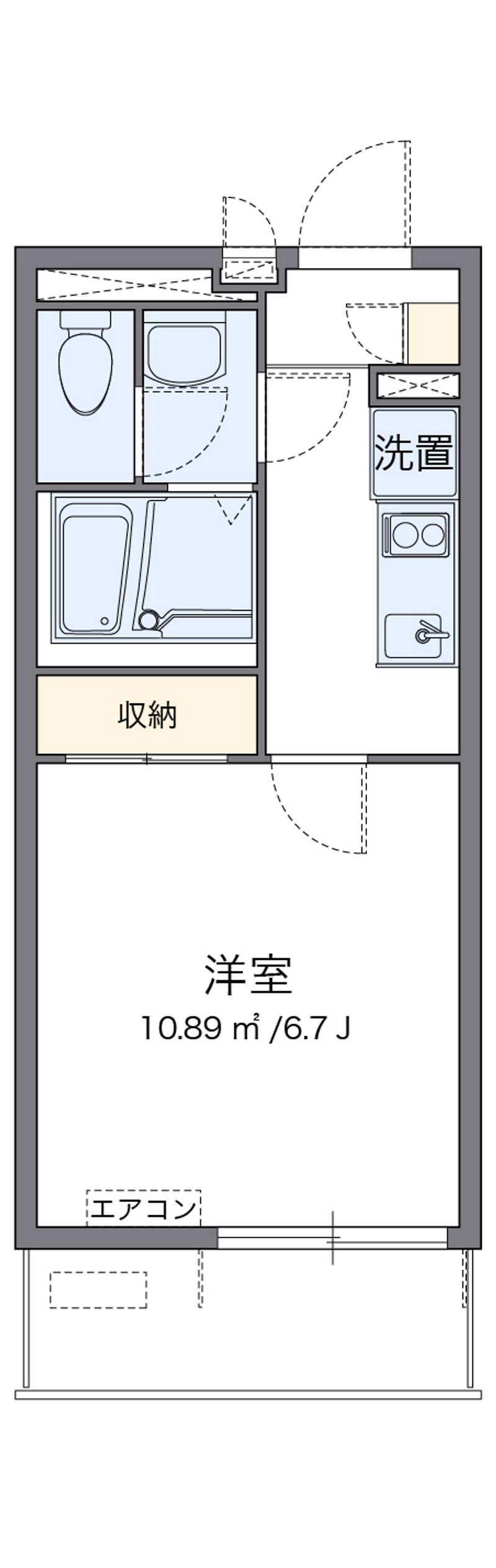 クレイノ比恵町 間取図