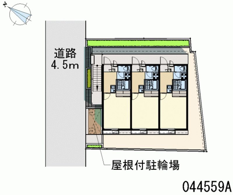 レオパレスＫＡＫＩＺＡＷＡ 区画図