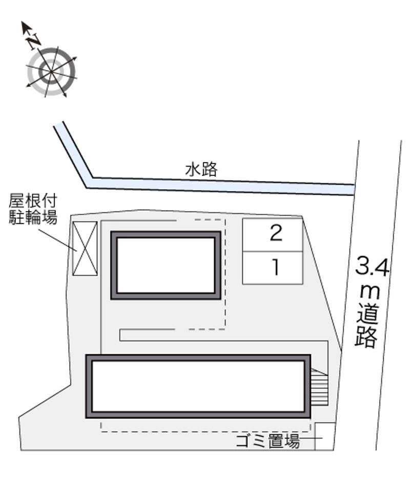 レオパレスソレーユ 配置図