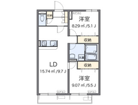 ミランダＹＫ月見台 間取り図