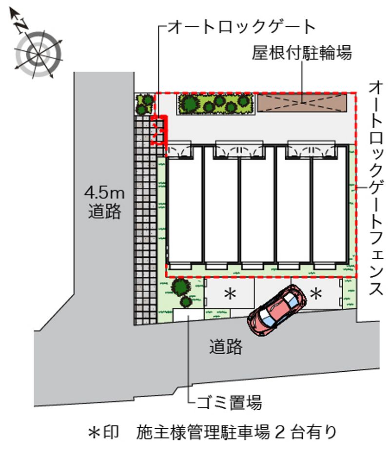 CLEINO Hamadayama A Layout diagram