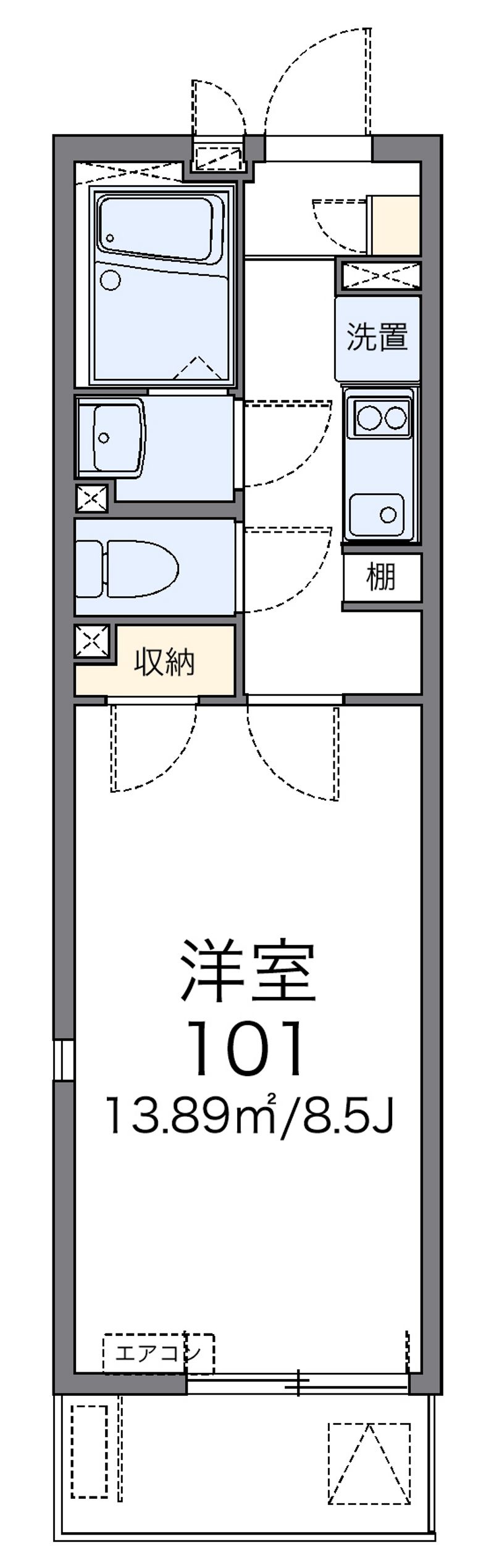 レオネクスト港北 間取図