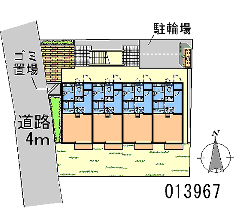 レオパレスラメール 区画図