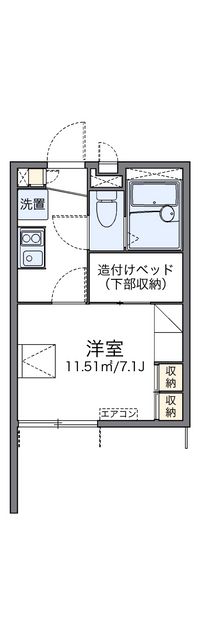 レオパレスＳｉｍｐｌｅ大今里 間取り図