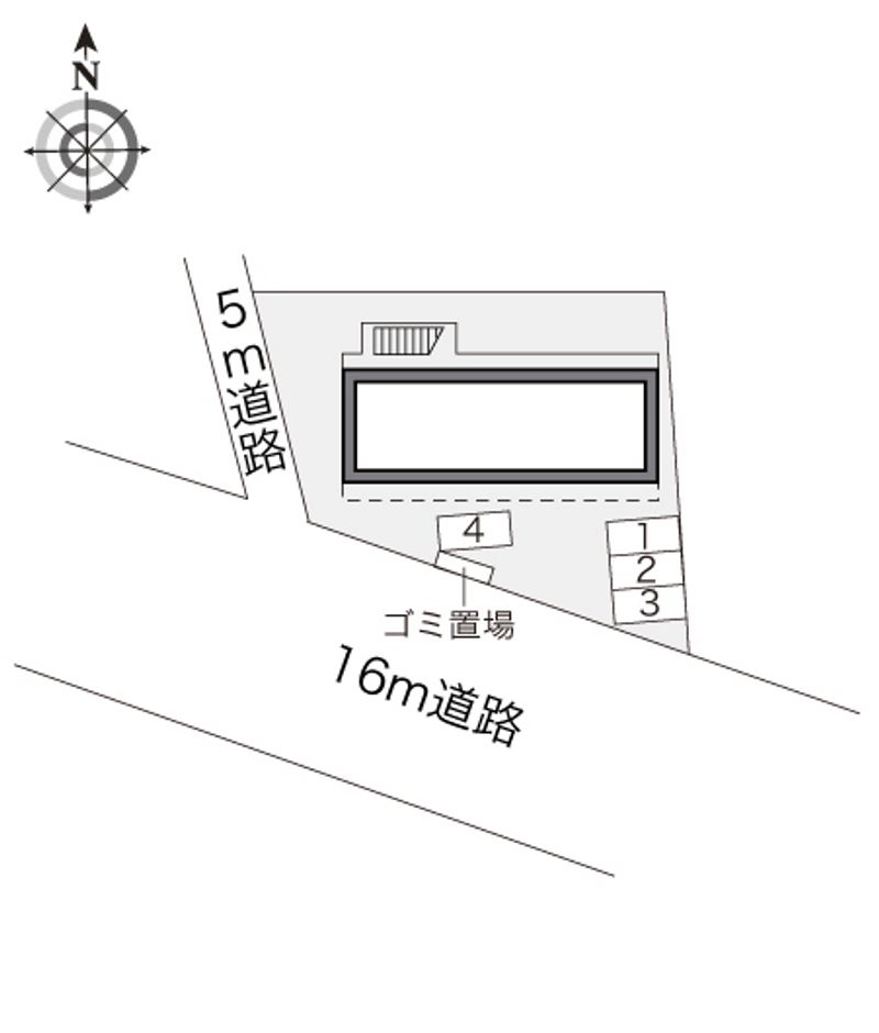 レオパレスＡｄｍｉｒａｔｉｏｎＮＥＸＴ 配置図