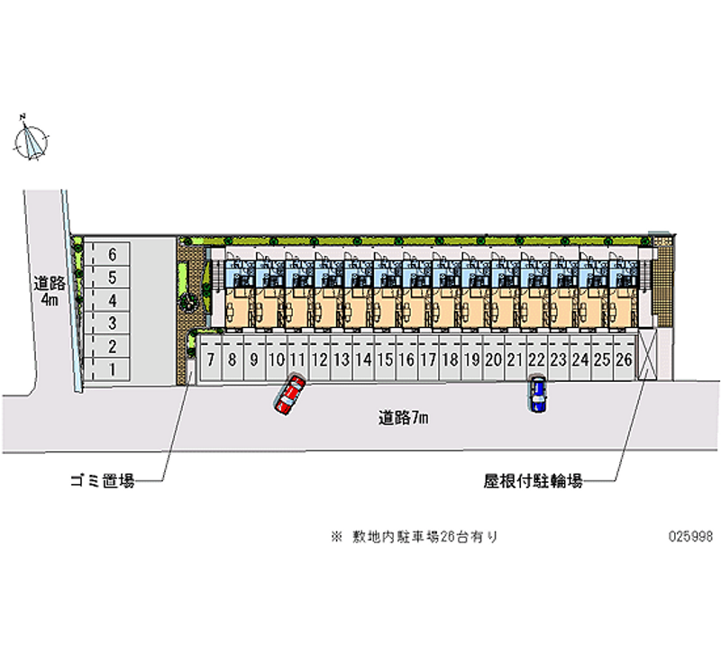 25998 bãi đậu xe hàng tháng