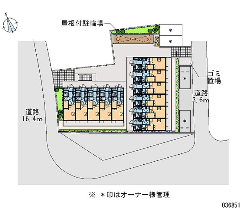 レオパレス伊勢吉 区画図