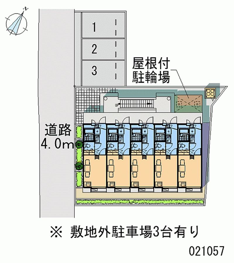 レオパレスカメリアⅠ 月極駐車場