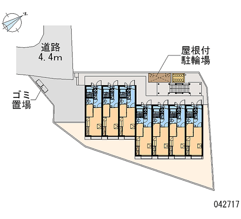 レオパレスぐみ沢 区画図