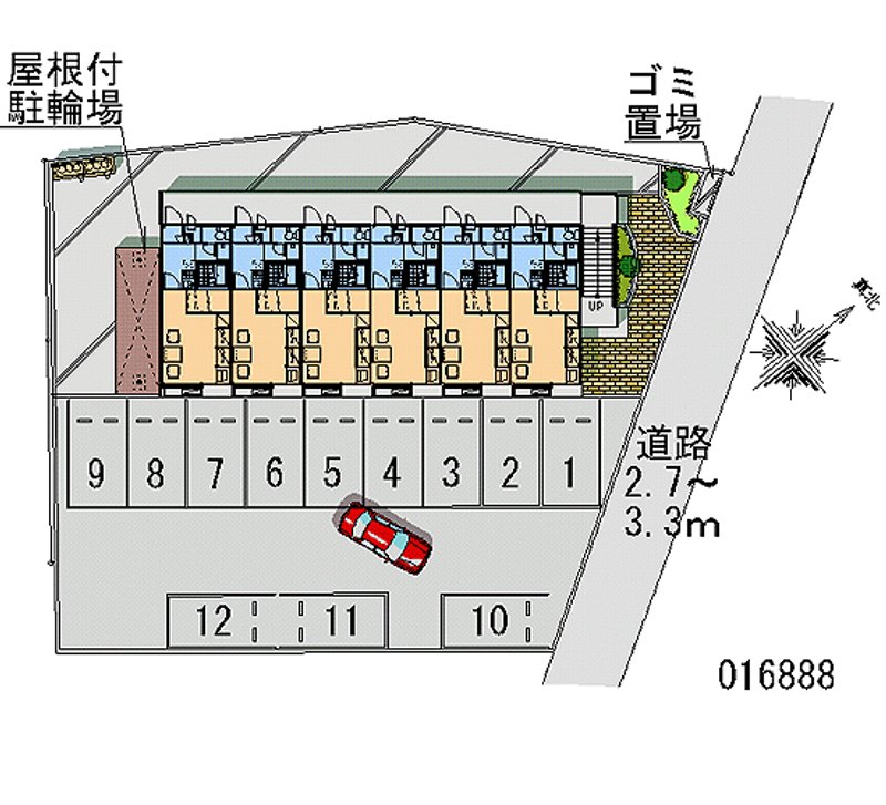 レオパレス霞ヶ岡 月極駐車場