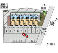 レオパレス霞ヶ岡 区画図