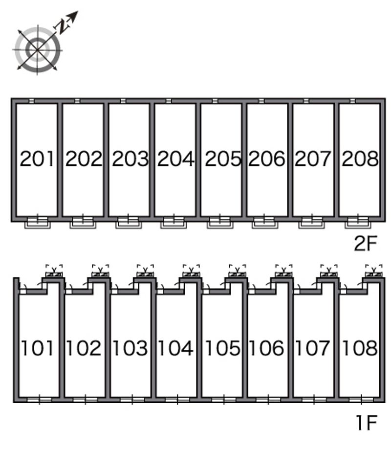 レオネクスト東土代 間取配置図