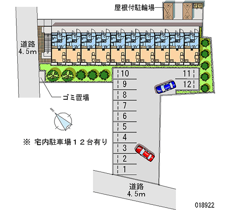 レオパレスＧＲＥＥＮ　ＶＩＥＷ 月極駐車場