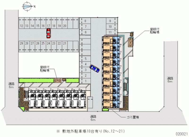 レオパレスいずみ 月極駐車場